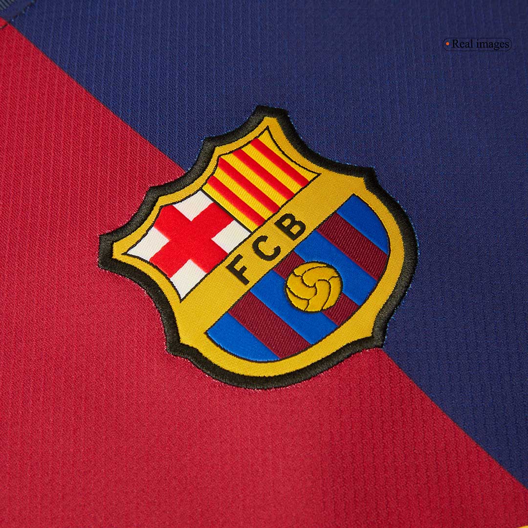 Barcelona Home Cheap Soccer Jersey 2024/25- 125th Anniversary Go Soccer World Shop
