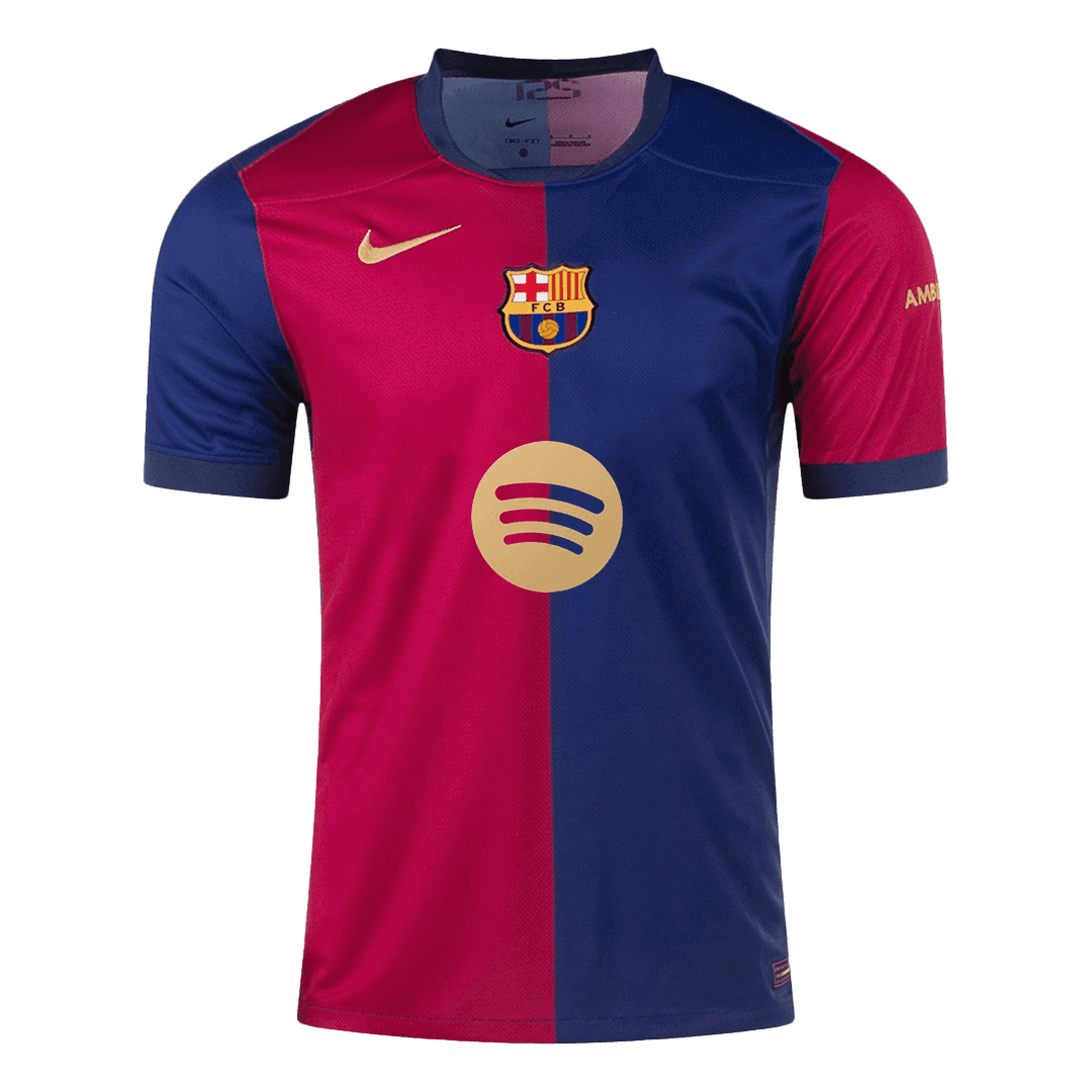 Barcelona Home Cheap Soccer Jersey 2024/25-Spotify Logo Without Text Go Soccer World Shop