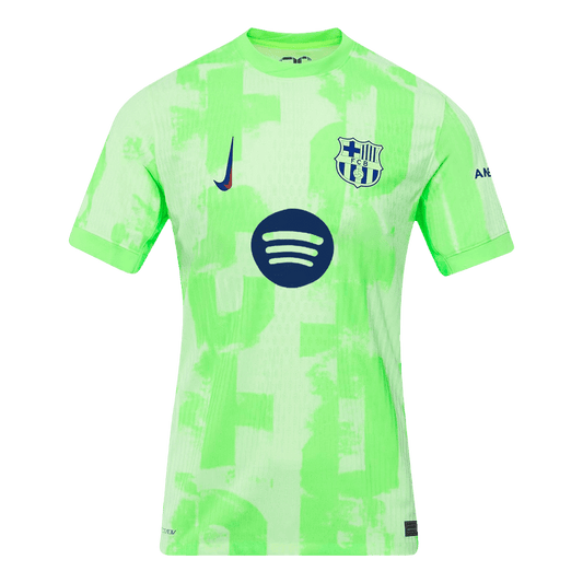 Player Version Barcelona Third Away Cheap Soccer Jersey 2024/25-?Spotify Logo Without Text? Go Soccer World Shop