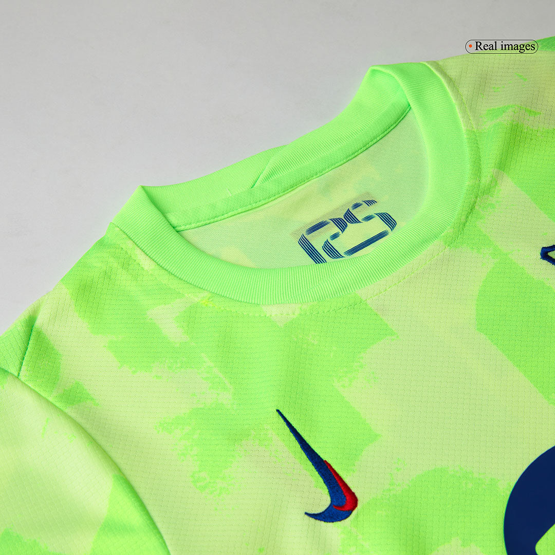 Kid's Barcelona Third Away Cheap Soccer Jersey Kit(Jersey+Shorts+Socks) 2024/25- UCL (Spotify Logo Without Text) Go Soccer World Shop