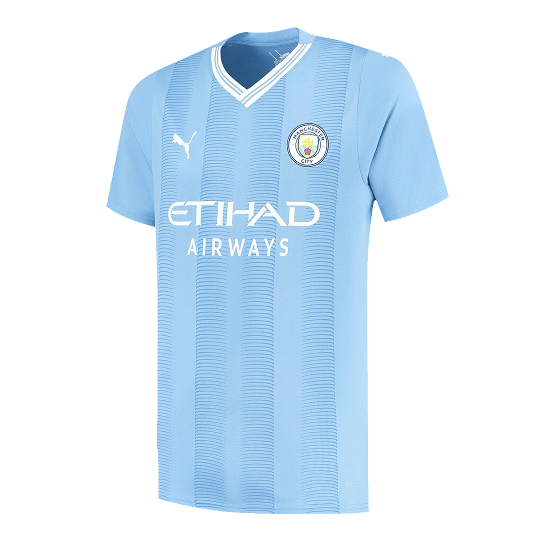 DE BRUYNE #17 Manchester City Japanese Tour Printing Home Cheap Soccer Jersey 2023/24 Go Soccer World Shop