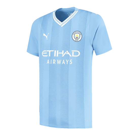 DE BRUYNE #17 Manchester City Japanese Tour Printing Home Cheap Soccer Jersey 2023/24 Go Soccer World Shop