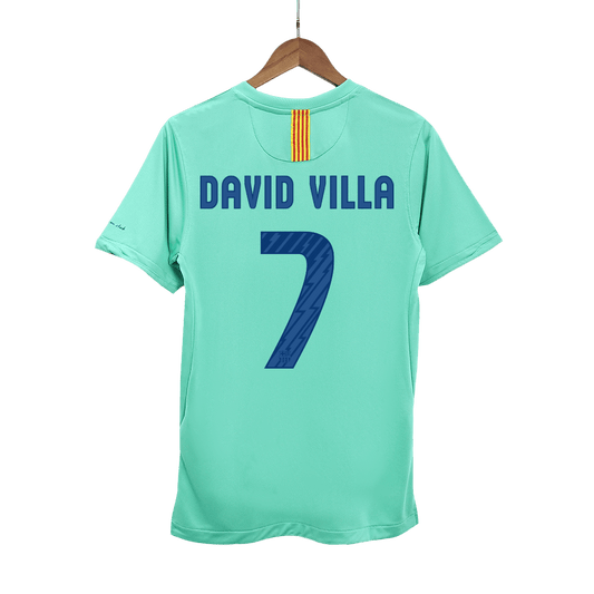 Retro DAVID VILLA #7 2010/11 Barcelona Away Cheap Soccer Jersey Go Soccer World Shop