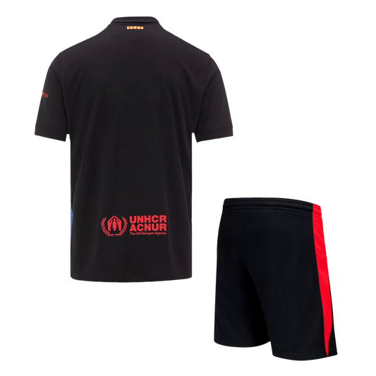 Barcelona Away Cheap Soccer Jersey Kit(Jersey+Shorts) 2024/25 Go Soccer World Shop