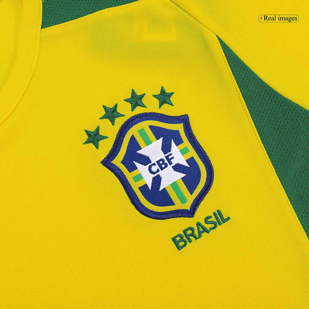 Retro RONALDINHO #11 2002/03 Brazil Home Cheap Soccer Jersey Go Soccer World Shop