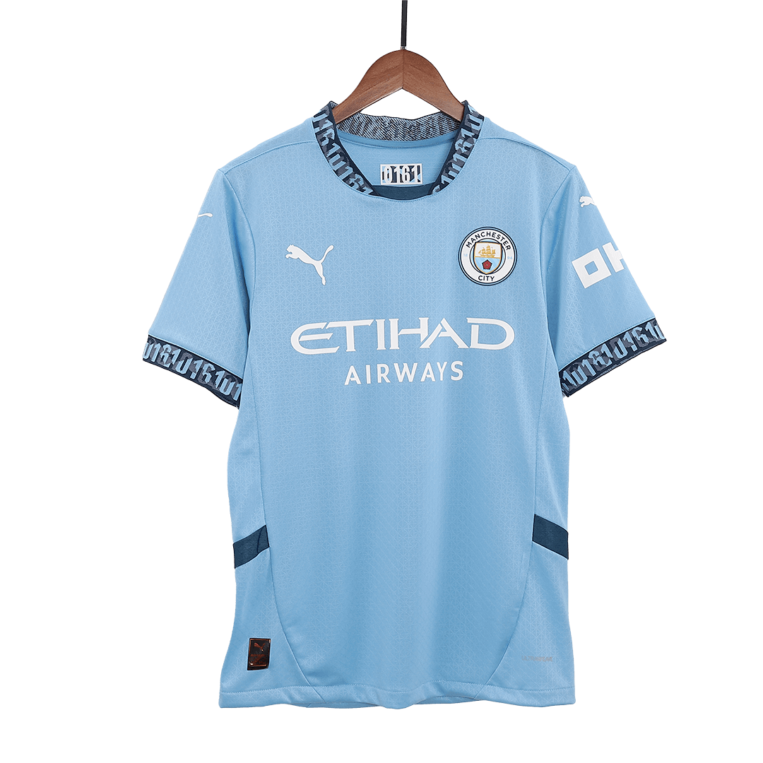 Player Version Manchester City Home Cheap Soccer Jersey 2024/25 Go Soccer World Shop