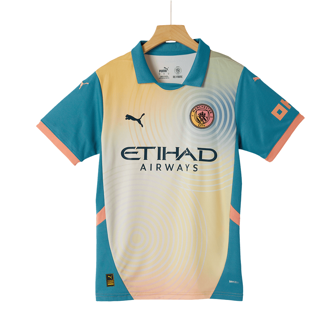 Manchester City Fourth Away Cheap Soccer Jersey Kit(Jersey+Shorts) 2024/25 - Definitely City Go Soccer World Shop