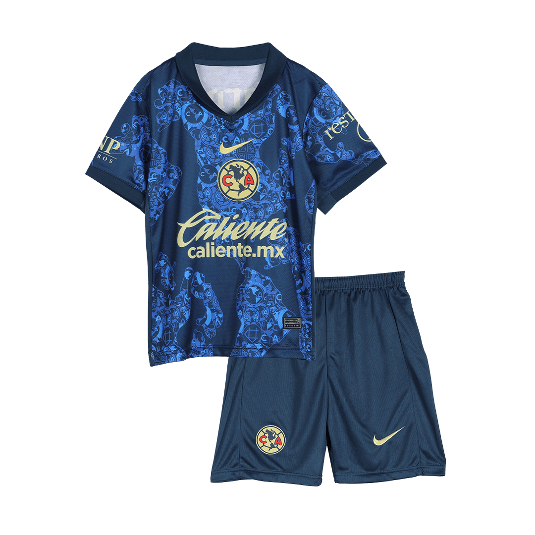 Kid's Club America Away Cheap Soccer Jersey Kit(Jersey+Shorts) 2024/25 Go Soccer World Shop