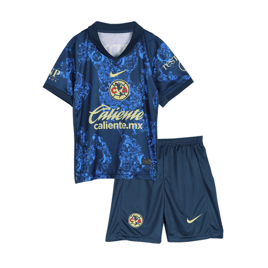 Kid's Club America Away Cheap Soccer Jersey Kit(Jersey+Shorts) 2024/25 Go Soccer World Shop