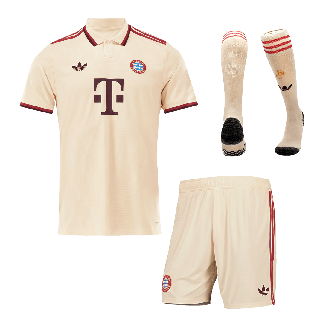Bayern Munich Third Away Cheap Soccer Jersey Kit(Jersey+Shorts+Socks) 2024/25- UCL Go Soccer World Shop