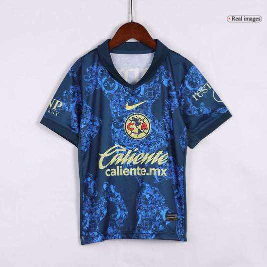 Kid's Club America Away Cheap Soccer Jersey Kit(Jersey+Shorts) 2024/25 Go Soccer World Shop