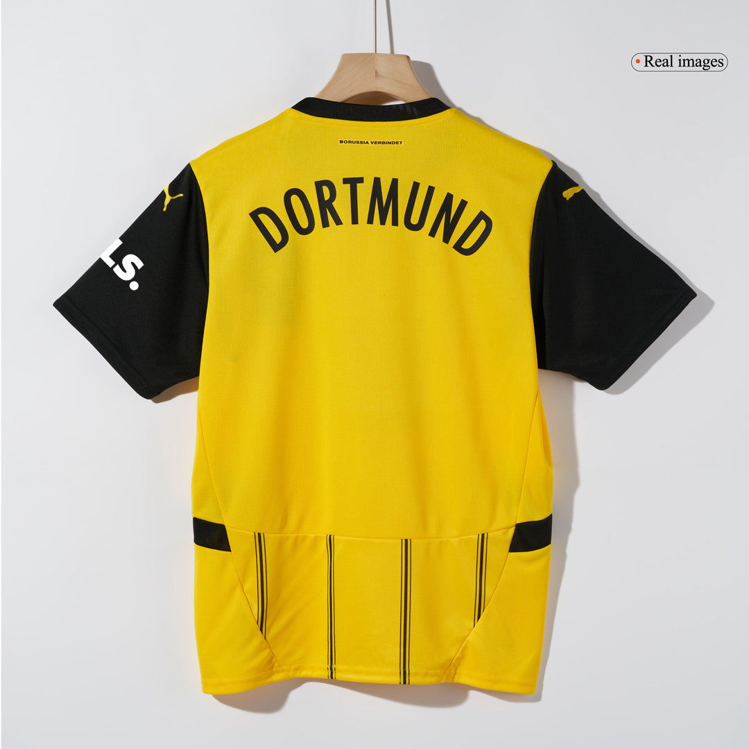 Borussia Dortmund Home Cheap Soccer Jersey Kit(Jersey+Shorts+Socks) 2024/25 Go Soccer World Shop