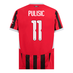 PULISIC #11 AC Milan Home Cheap Soccer Jersey 2024/25 - UCL Go Soccer World Shop