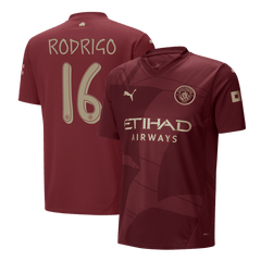 RODRIGO #16 Manchester City Third Away Cheap Soccer Jersey 2024/25 - UCL Go Soccer World Shop