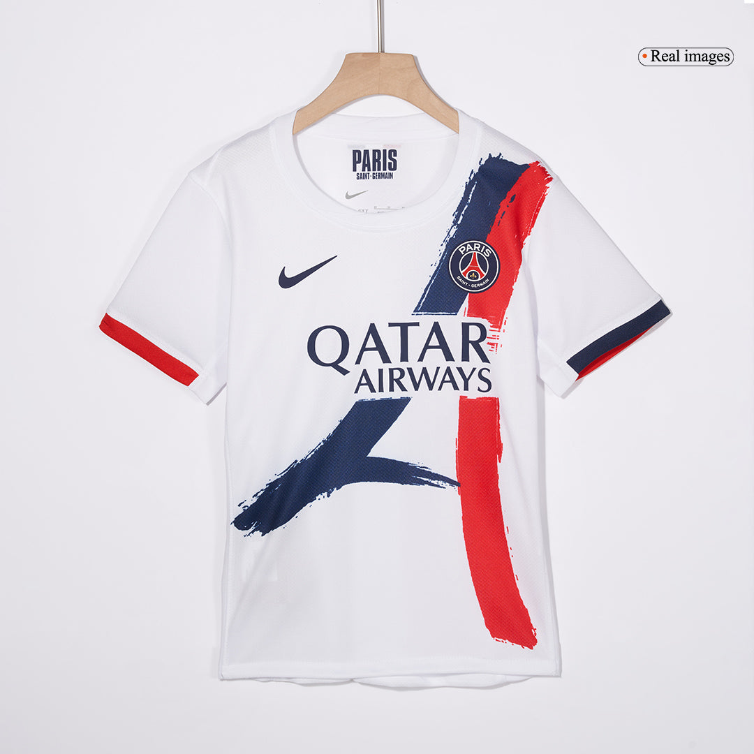 Kid's PSG Away Cheap Soccer Jersey Kit(Jersey+Shorts+Socks) 2024/25 Go Soccer World Shop