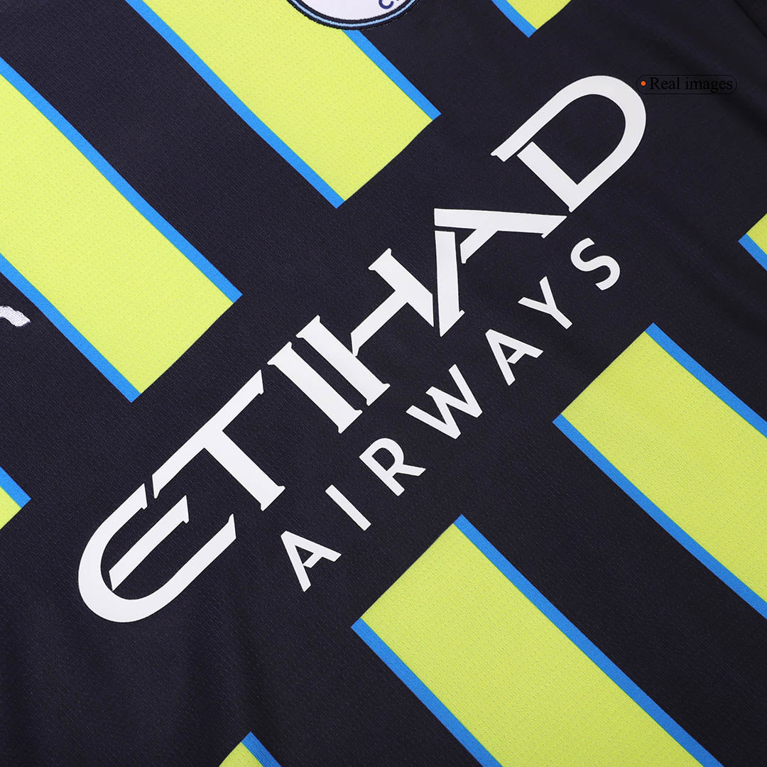RODRIGO #16 Manchester City Away Cheap Soccer Jersey 2024/25 - UCL Go Soccer World Shop