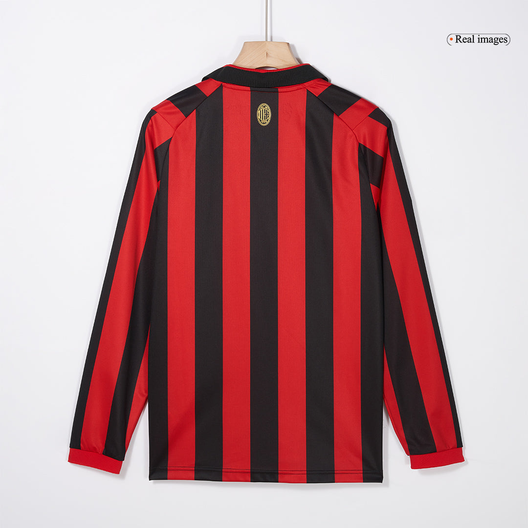 AC Milan Long Sleeve Cheap Soccer Jersey 2024/25 - 125th Anniversary Go Soccer World Shop
