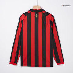 AC Milan Long Sleeve Cheap Soccer Jersey 2024/25 - 125th Anniversary Go Soccer World Shop