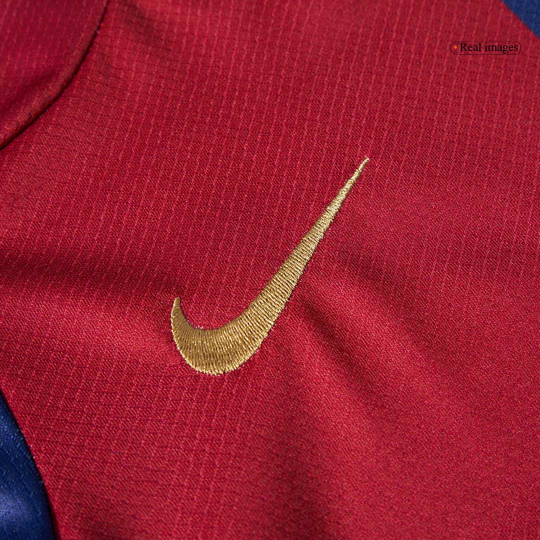 Kid's Barcelona Home Cheap Soccer Jersey Kit(Jersey+Shorts) 2024/25 - COLDPLAY Go Soccer World Shop