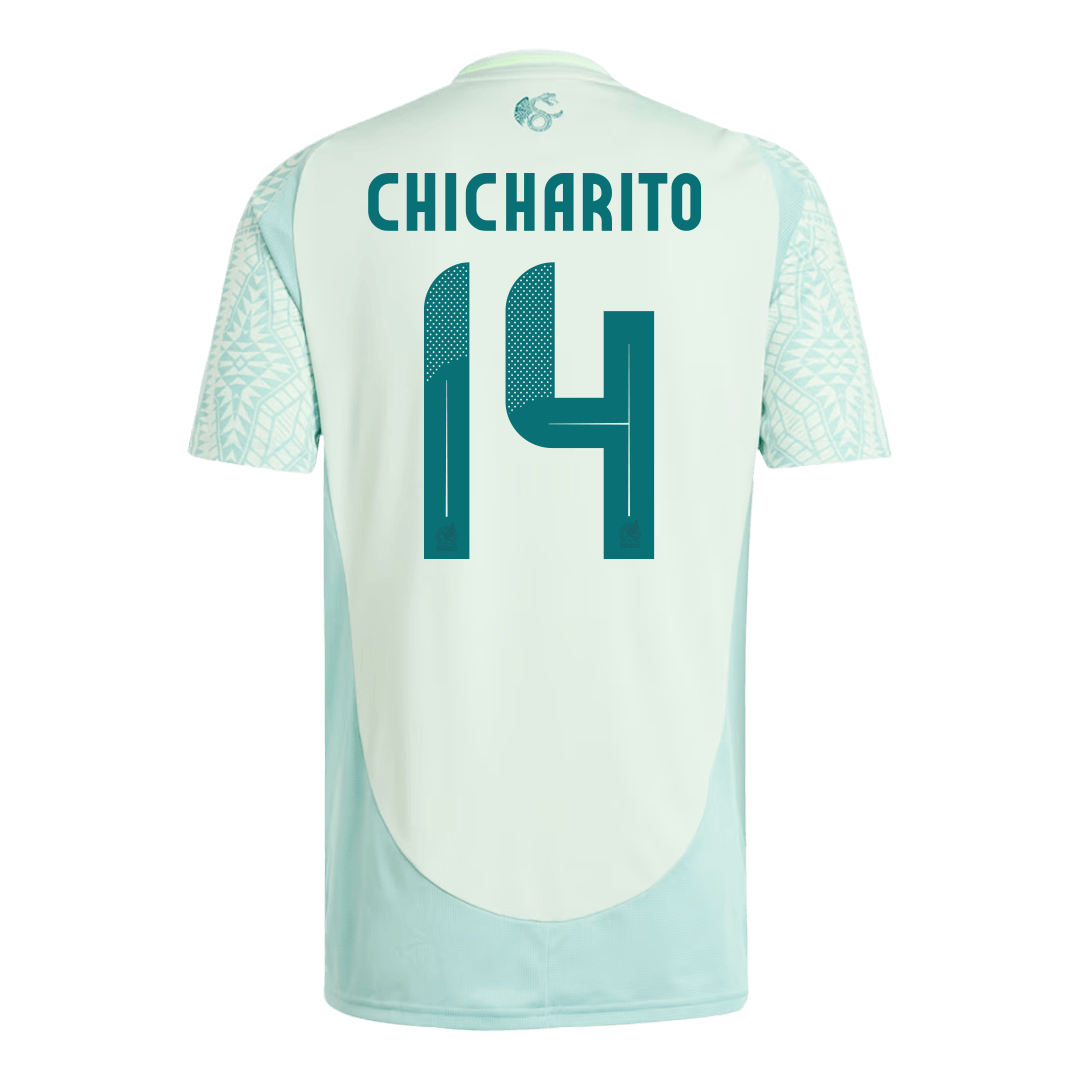 Men's Mexico CHICHARITO #14 Away Soccer Jersey Copa América 2024 Go Soccer World Shop