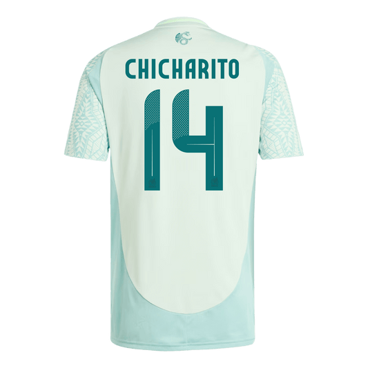 Men's Mexico CHICHARITO #14 Away Soccer Jersey Copa América 2024 Go Soccer World Shop