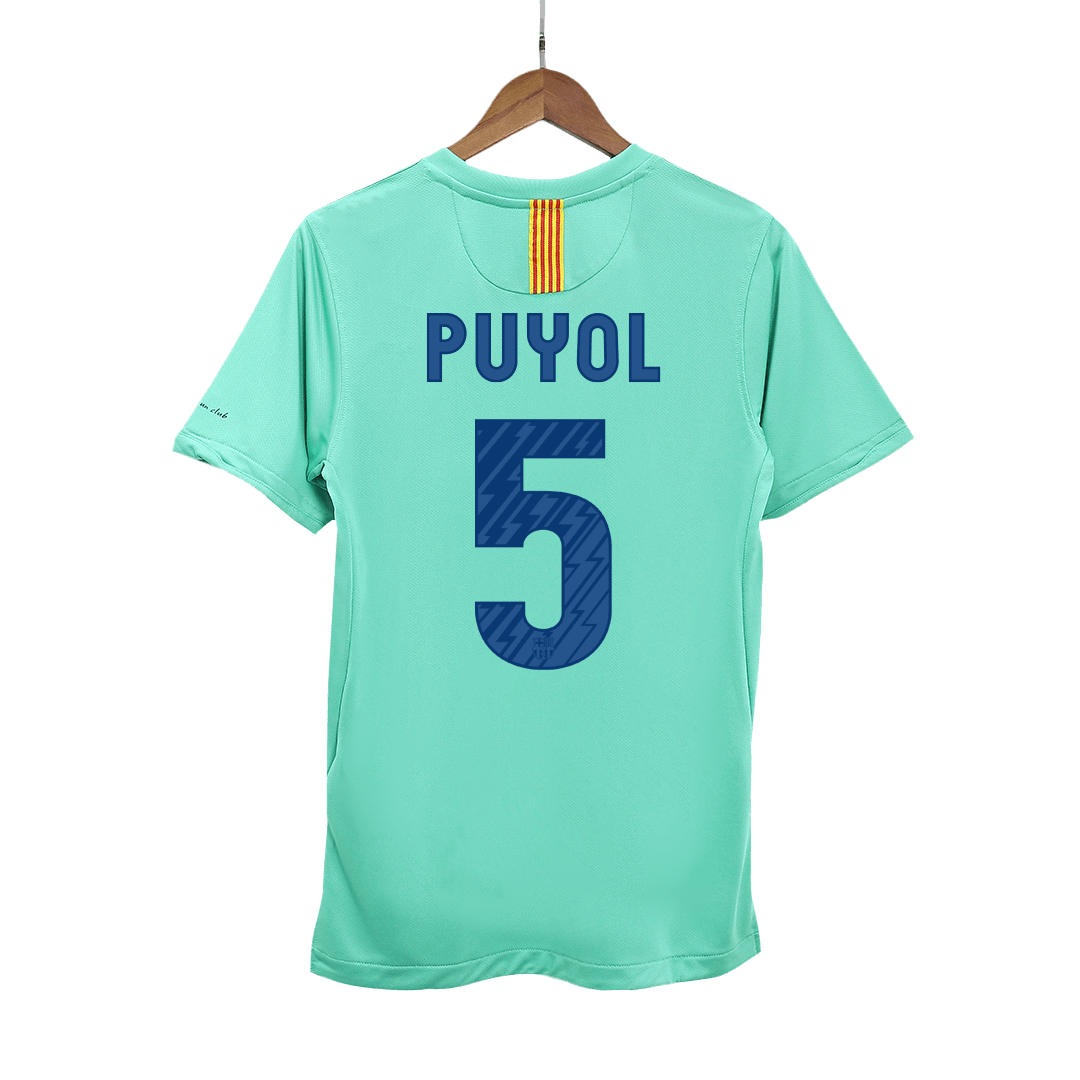 Retro PUYOL #5 2010/11 Barcelona Away Cheap Soccer Jersey Go Soccer World Shop
