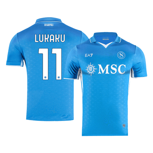 Player Version LUKAKU #11 Napoli Home Cheap Soccer Jersey 2024/25 Go Soccer World Shop
