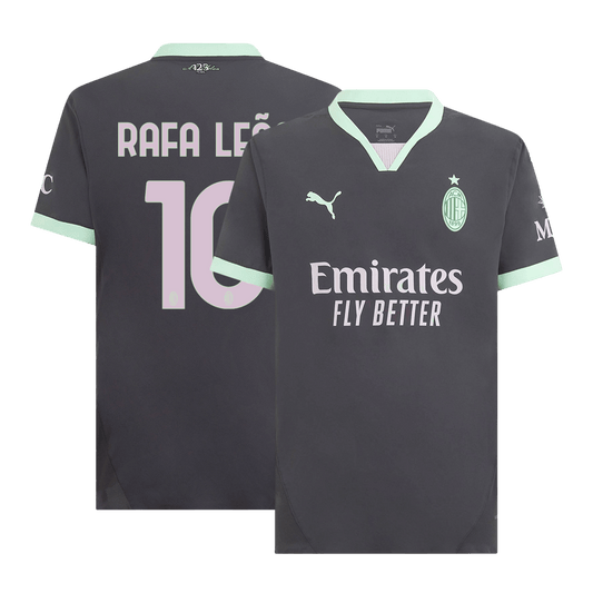 Player Version Rafael Leão #10 AC Milan Third Away Cheap Soccer Jersey 2024/25 Go Soccer World Shop