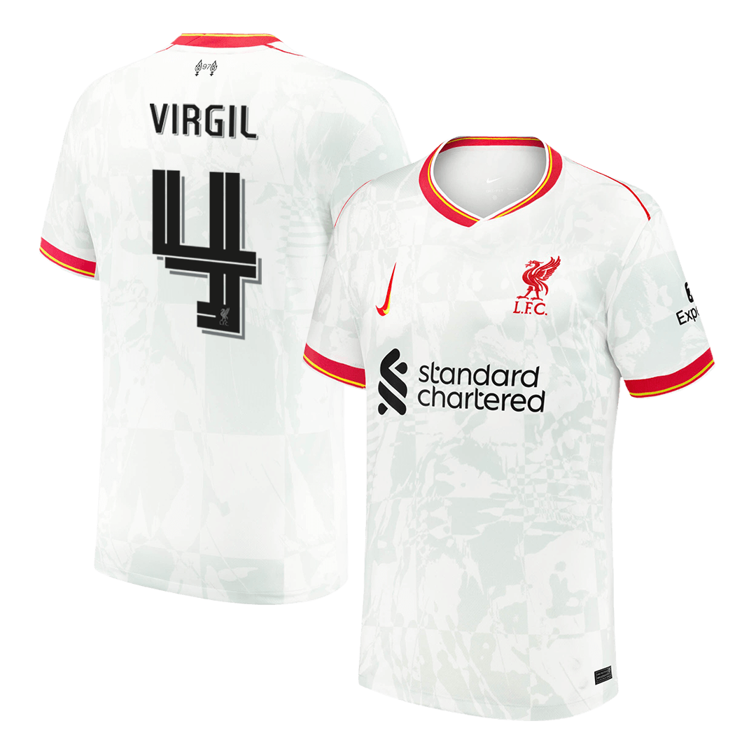 VIRGIL #4 Liverpool Third Away Cheap Soccer Jersey 2024/25 - UCL Go Soccer World Shop