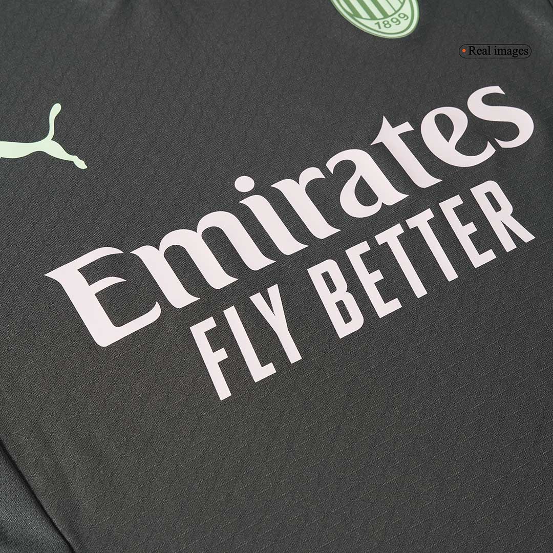 Player Version PULISIC #11 AC Milan Third Away Cheap Soccer Jersey 2024/25 Go Soccer World Shop