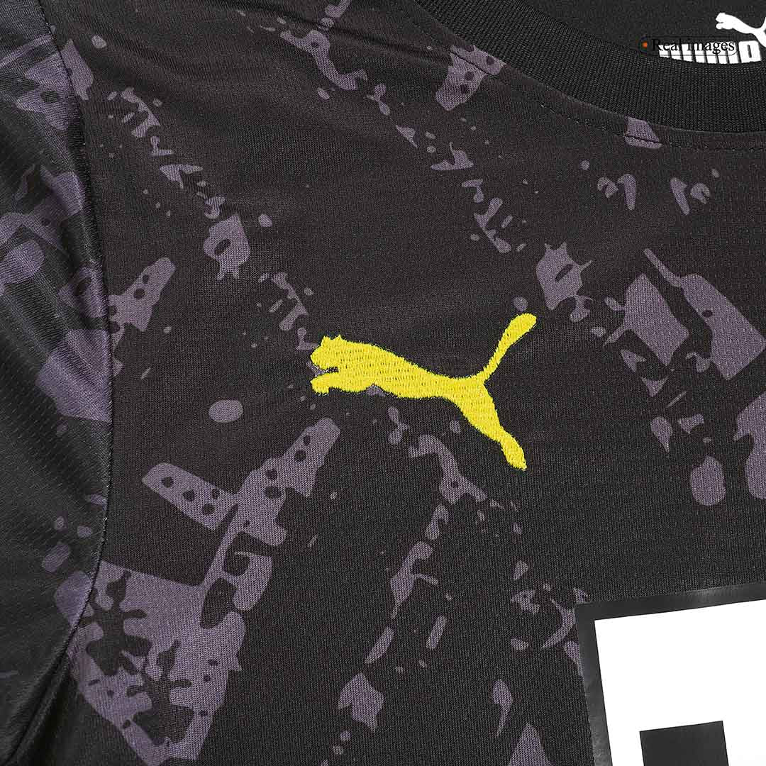 Kid's Borussia Dortmund Away Cheap Soccer Jersey Kit(Jersey+Shorts) 2023/24 Go Soccer World Shop