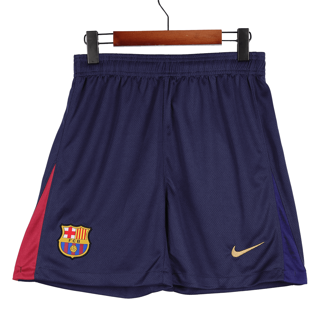 Barcelona Home Soccer Shorts 2024/25 Go Soccer World Shop