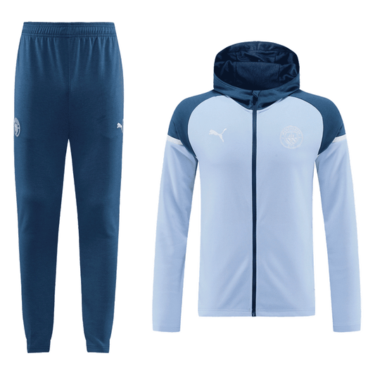 Manchester City Hoodie Training Kit (Jacket+Pants) 2024/25 Go Soccer World Shop