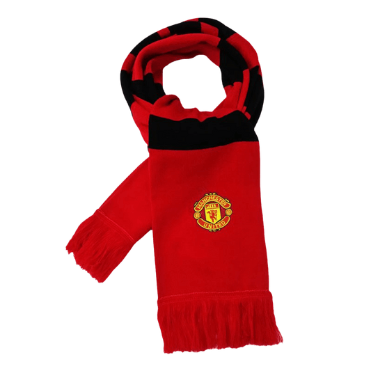 Manchester United Soccer knitting Scarf Red&Black Go Soccer World Shop