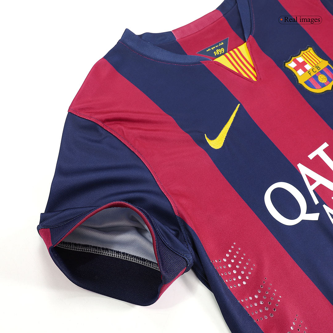 Retro NEYMAR JR #11 2014/15 Barcelona Home Cheap Soccer Jersey Go Soccer World Shop