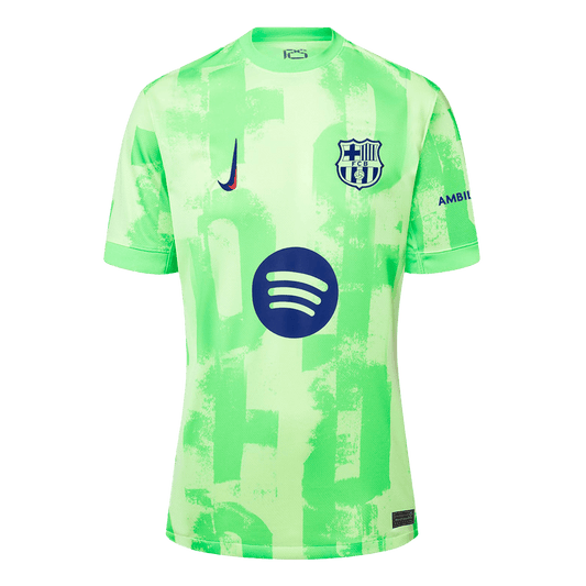 Barcelona Third Away Cheap Soccer Jersey 2024/25 - (Spotify Logo Without Text) Go Soccer World Shop