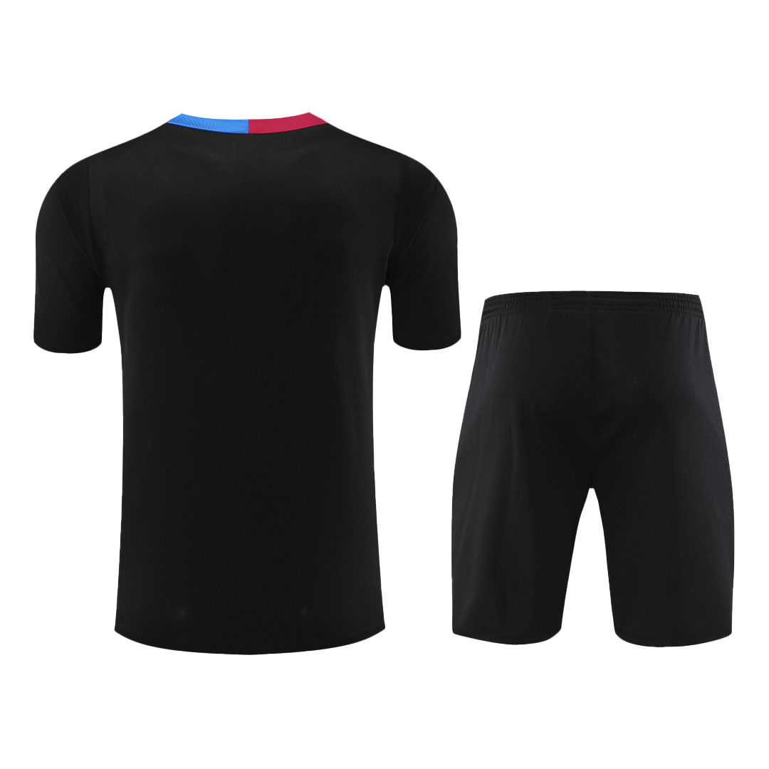 Barcelona Pre-Match Cheap Soccer Jersey Kit(Jersey+Shorts) 2024/25 Go Soccer World Shop
