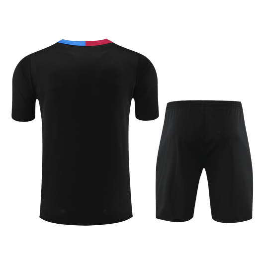 Barcelona Pre-Match Cheap Soccer Jersey Kit(Jersey+Shorts) 2024/25 Go Soccer World Shop