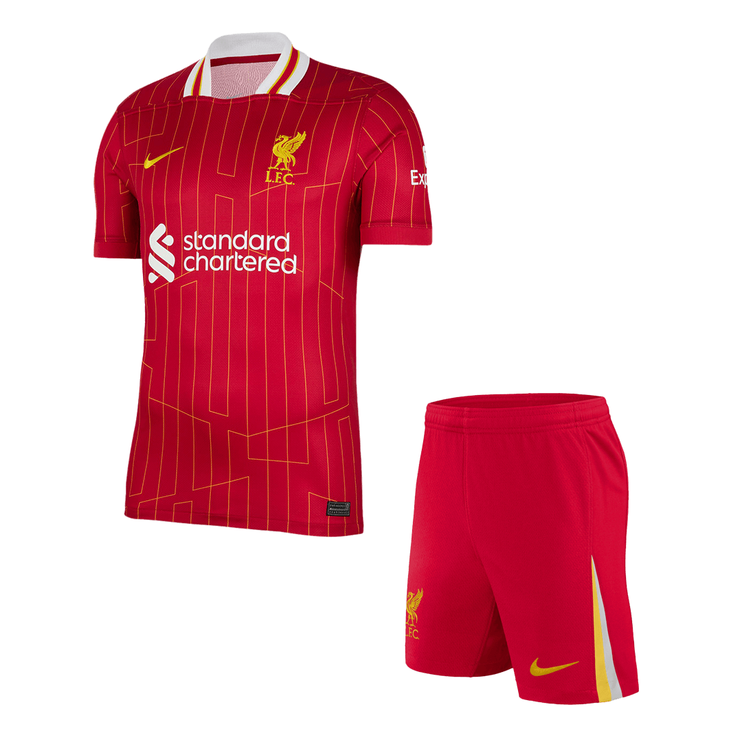 Liverpool Home Cheap Soccer Jersey Kit(Jersey+Shorts) 2024/25 Go Soccer World Shop
