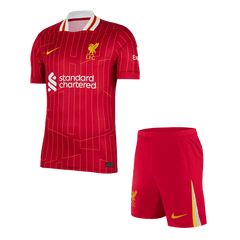 Liverpool Home Cheap Soccer Jersey Kit(Jersey+Shorts) 2024/25 Go Soccer World Shop