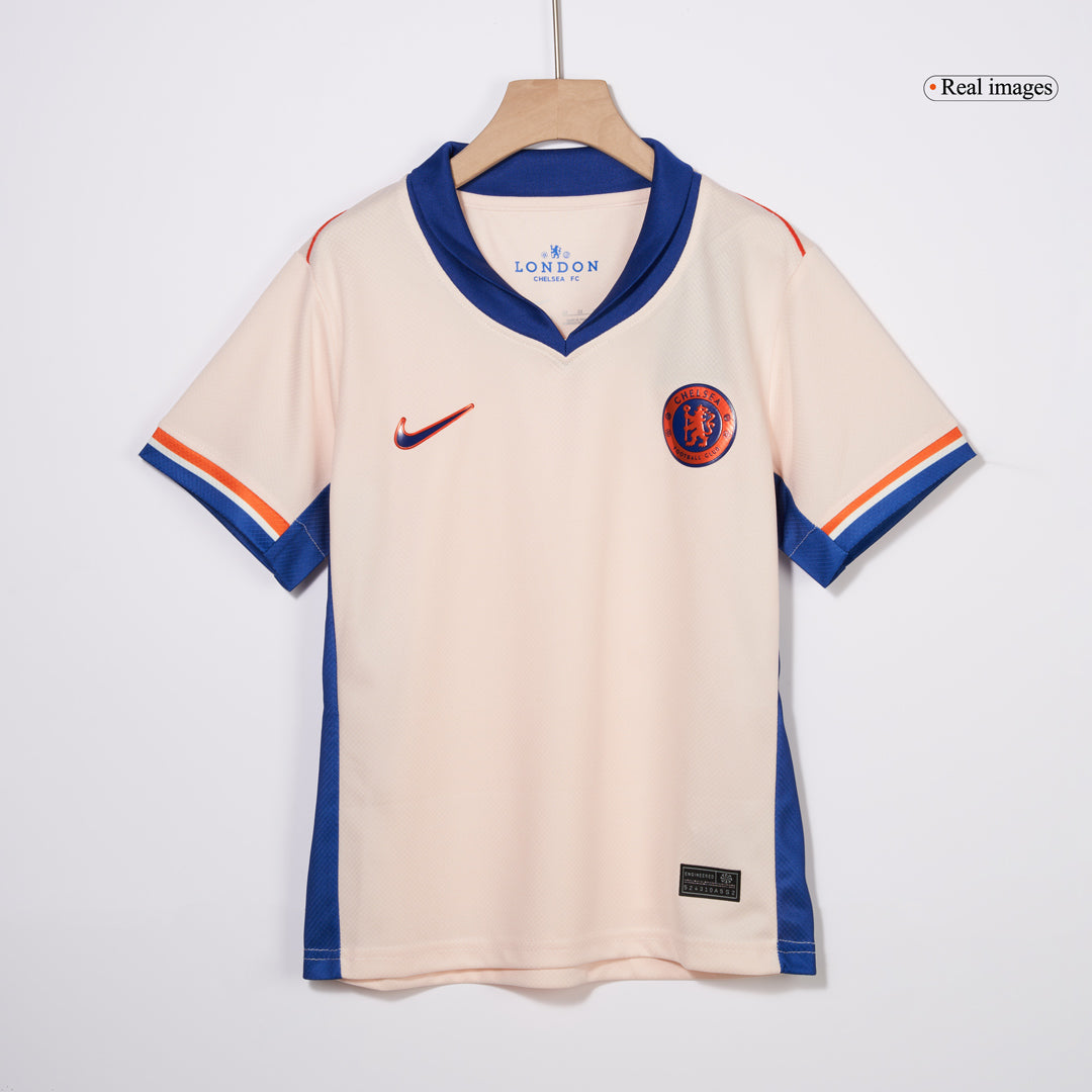 Kid's Chelsea Away Cheap Soccer Jersey Kit(Jersey+Shorts) 2024/25 Go Soccer World Shop