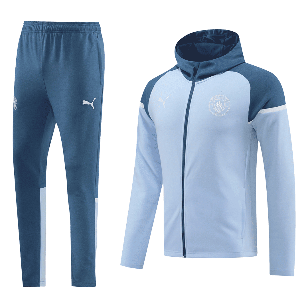 Manchester City Hoodie Training Kit (Jacket+Pants) 2024/25 Go Soccer World Shop