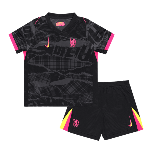 Kid's Chelsea Third Away Cheap Soccer Jersey Kit(Jersey+Shorts) 2024/25 Go Soccer World Shop