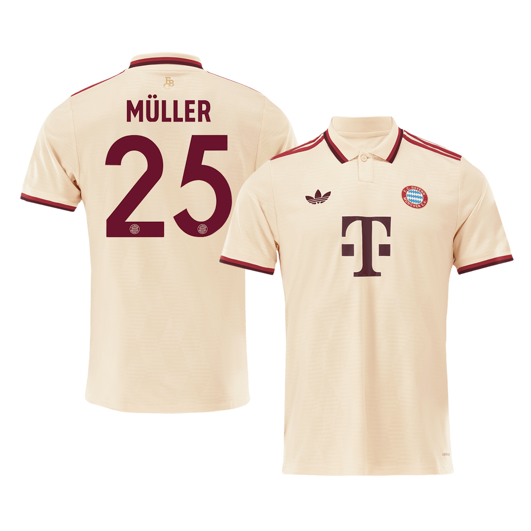 MÜLLER #25 Bayern Munich Third Away Cheap Soccer Jersey 2024/25 - UCL Go Soccer World Shop