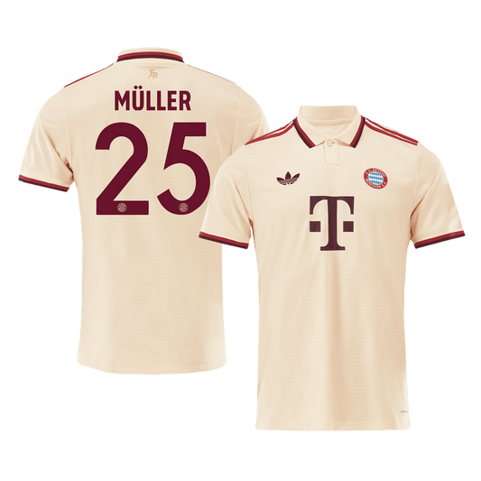 MÜLLER #25 Bayern Munich Third Away Cheap Soccer Jersey 2024/25 - UCL Go Soccer World Shop