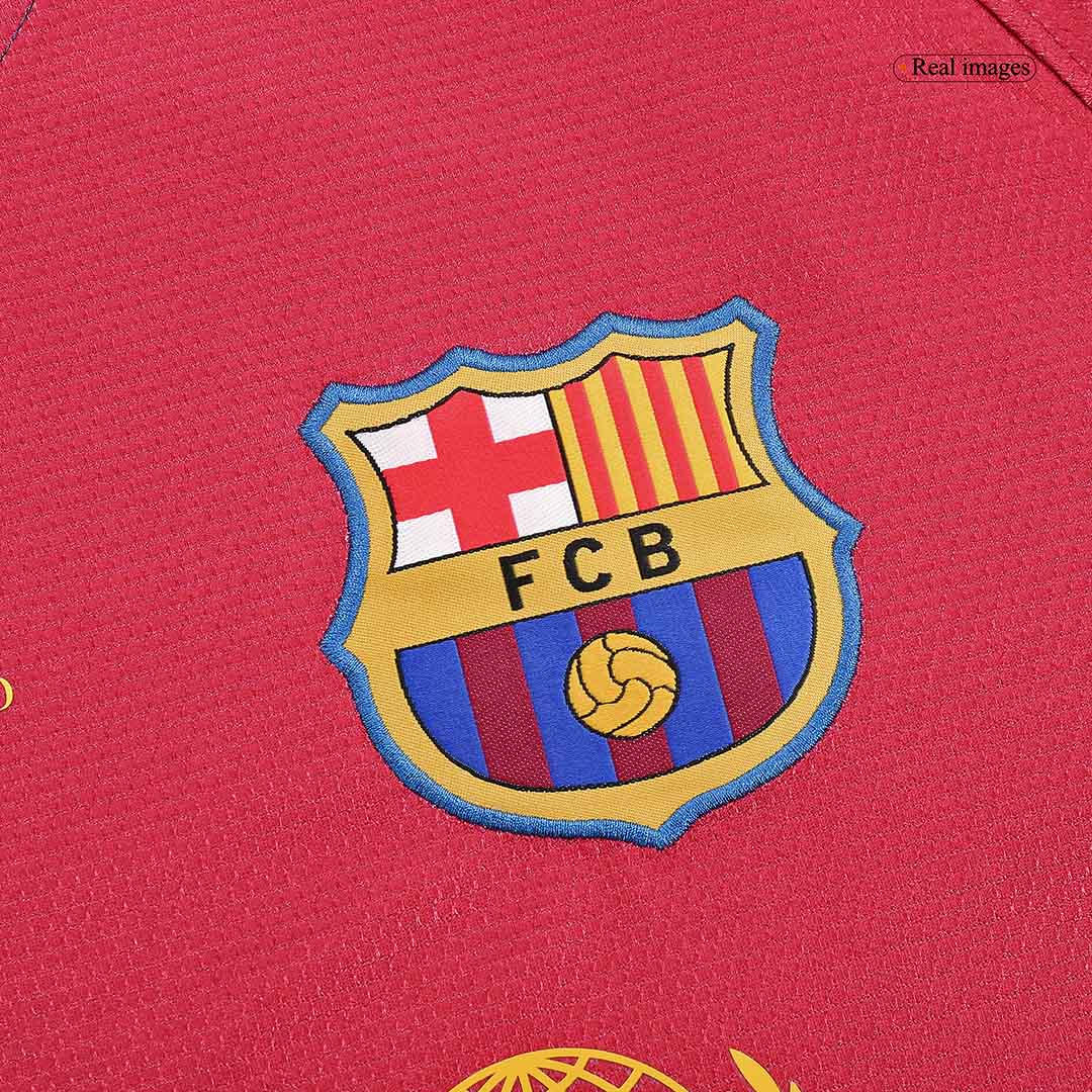 Retro ETO'O #9 2008/09 Barcelona Home Long Sleeve Cheap Soccer Jersey- UCL Final Go Soccer World Shop