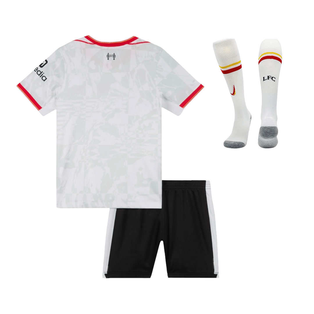 Kid's Liverpool Third Away Cheap Soccer Jersey Kit(Jersey+Shorts+Socks) 2024/25 Go Soccer World Shop