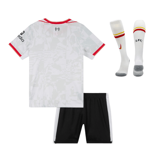Kid's Liverpool Third Away Cheap Soccer Jersey Kit(Jersey+Shorts+Socks) 2024/25 Go Soccer World Shop