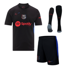 Barcelona Away Cheap Soccer Jersey Kit(Jersey+Shorts+Socks) 2024/25 Go Soccer World Shop
