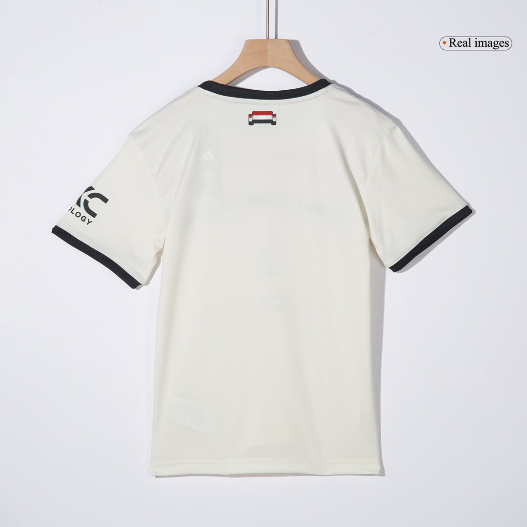 Kid's Manchester United Third Away Cheap Soccer Jersey Kit(Jersey+Shorts+Socks) 2024/25 Go Soccer World Shop